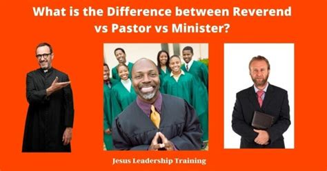 Difference Reverend vs Pastor| PDF