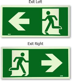 Running Man Exit Sign | WayOut Evacuation Systems Australia