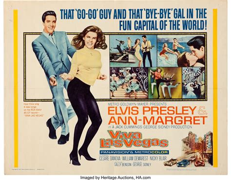 Elvis Presley Viva Las Vegas Movie Poster (MGM, 1964).... Movie/TV | Lot #46191 | Heritage Auctions