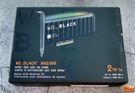 WD_Black AN1500 NVMe SSD RAID Card Review - Legit Reviews