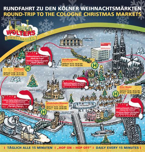 Weihnachtsmarkt-Express - Bimmelbahn Stadtrundfahrt Köln