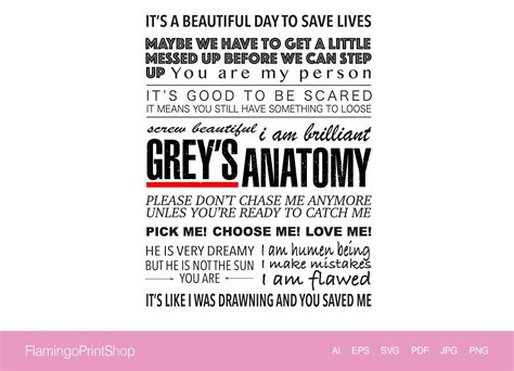 Greys Anatomy Quotes SVG / Greys Anatomy SVG / Greys Anatomy | Etsy | Anatomy quote, Greys ...