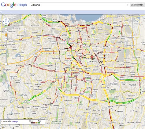 Google Maps Now Provides Traffic Information in Jakarta