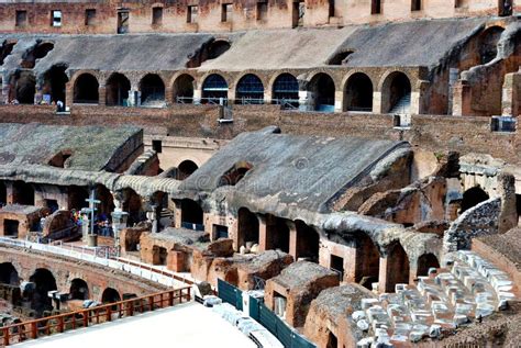 Colosseum of Rome, Some Details of Its Architecture Stock Photo - Image ...