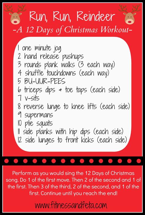 Weekly Workouts {Holiday Themed} | Christmas workout, Holiday workout, Weekly workout