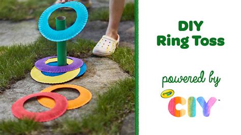 Diy Ring Toss Easy Paper Plate Craft Crafts Crayola Com Ciy For Kids And S