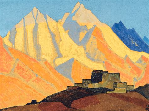 Sacred Himalayas, 1933 - Nicholas Roerich - WikiArt.org