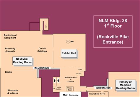 NLM Visitor Guides and Maps