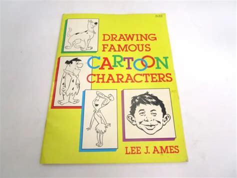 VINTAGE FLINTSTONES SCOOBY Doo Drawing Famous Cartoon Characters Lee ...