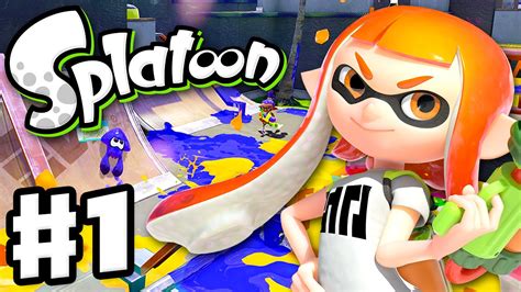 Splatoon - Gameplay Walkthrough Part 1 - Intro, Multiplayer, and Single Player (Nintendo Wii U ...