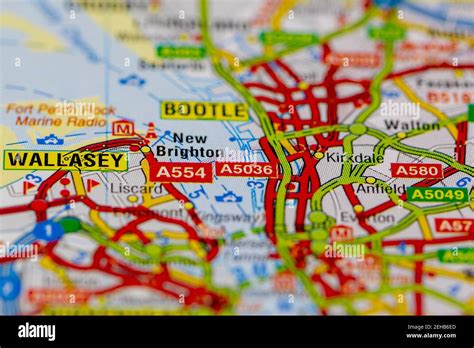 Wallasey map hi-res stock photography and images - Alamy