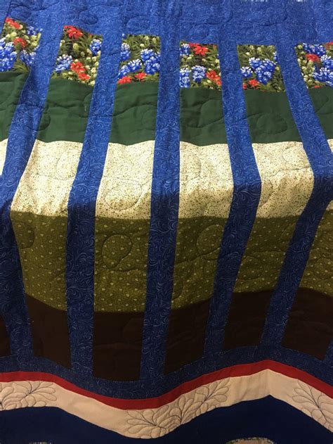 Texas Bluebonnet Quilt | Etsy