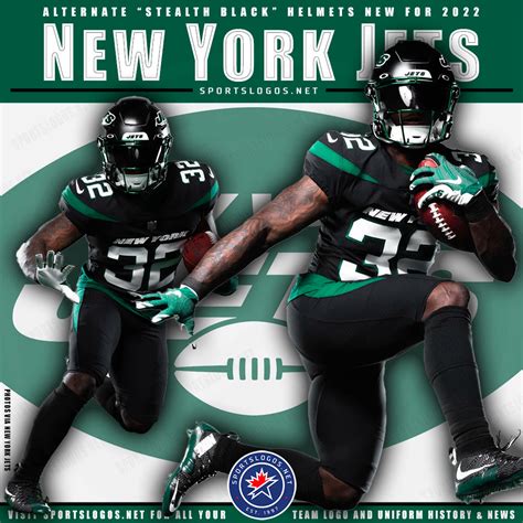 Stealth Mode: New York Jets to wear New All-Black Helmets for Three in 2022 – SportsLogos.Net News