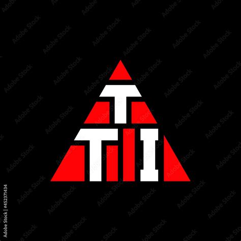 TTI triangle letter logo design with triangle shape. TTI triangle logo ...