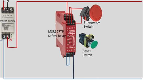 how to wire safety relay? wiring safety relay Allen Bradley MSR127TP.Emergency stop single ...