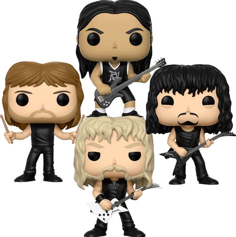 Funko Pop! Rocks - Metallica Set Completo (4) Metalica - $ 1,250.00 en Mercado Libre