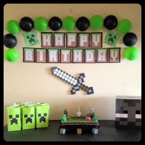 Minecraft Party Decorations Ideas - Modern Furniture Images