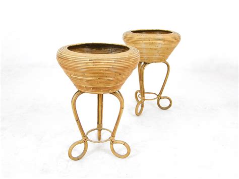 rattan planters - âgé