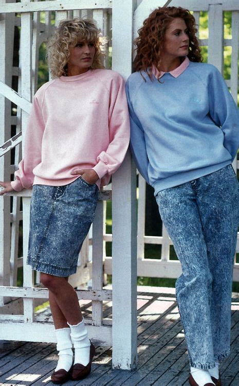 Christopher Salmon: Women's Casual Day wear 80s: The light pastel colored sweaters and acid wash ...