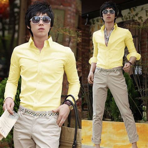 Yellow Clothes For Men