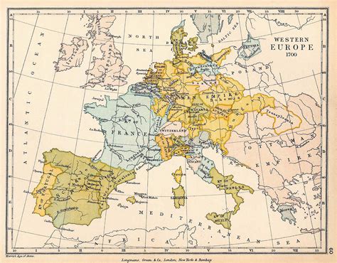 18 Century Europe Map | secretmuseum