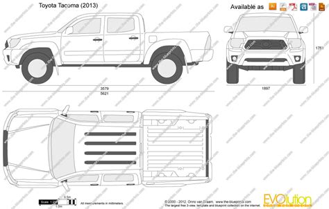 2006 Toyota Tacoma Bed Dimensions