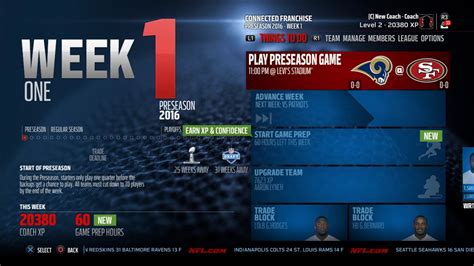 Coach Weekly Activities - Madden NFL 16 Guide - IGN