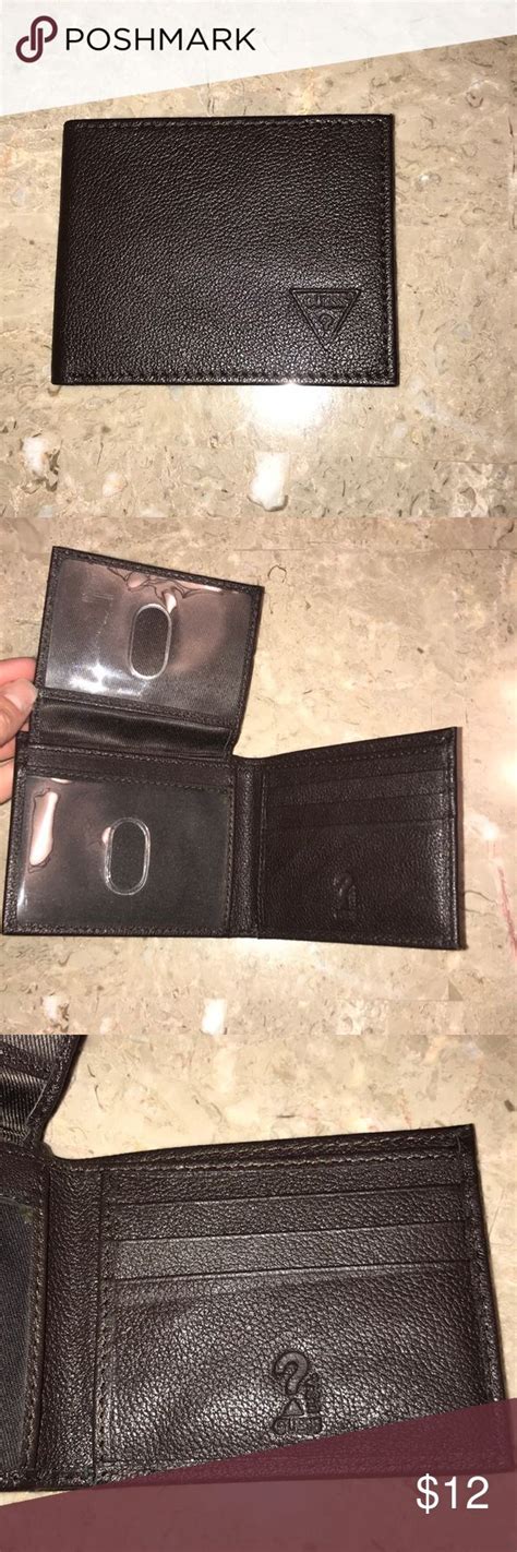 Guess Wallet | Guess wallet, Wallet, Genuine leather