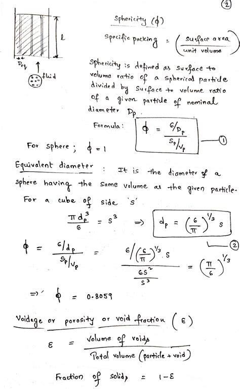 [Solved] Briefly describe Ergun equation with derivation. | Course Hero