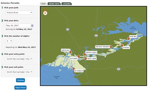 French River Provincial Park Map - Washington Map State