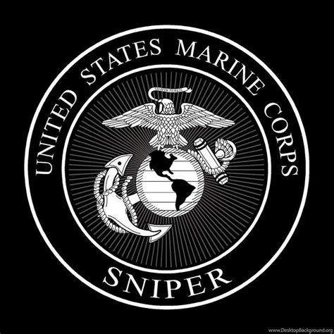 The Gallery For > Usmc Sniper Logo Wallpapers Desktop Background