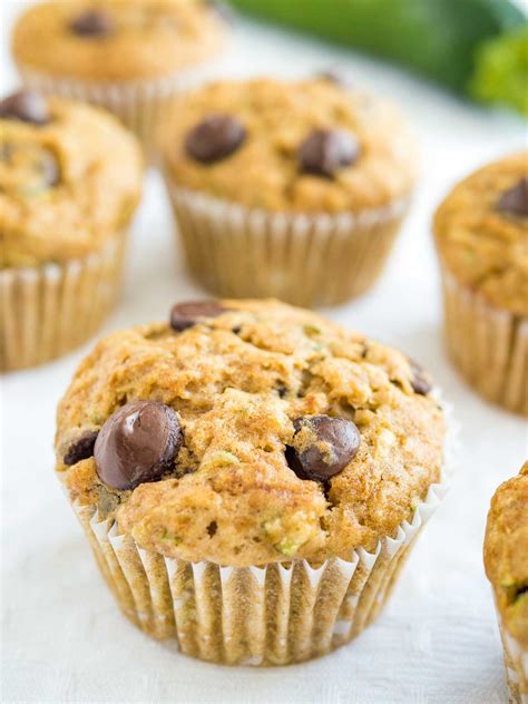 Zucchini Chocolate Chip Muffins Recipe (+ Tips to make them healthier)