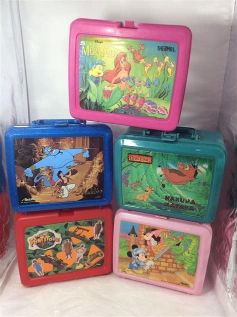 Disney lunch boxes | Kids memories, Childhood memories 90s, Childhood memories