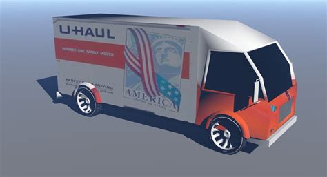 U-Haul truck - 3D Model - ShareCG