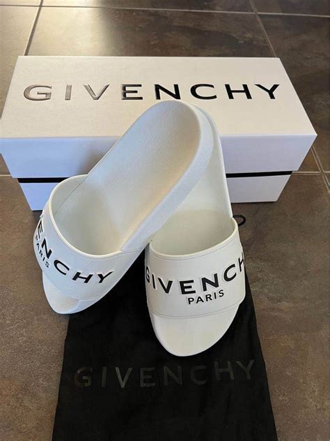 Givenchy Givenchy white slides | Grailed