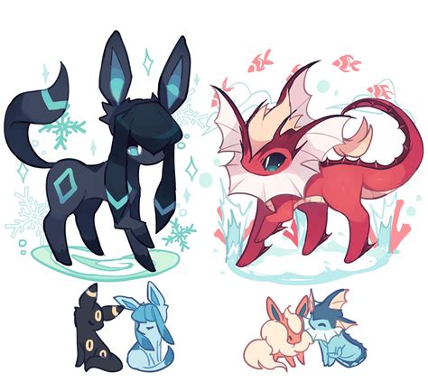 Some more eeveelution fusions | Pokéfusion / Pokémon Fusion | Know Your ...