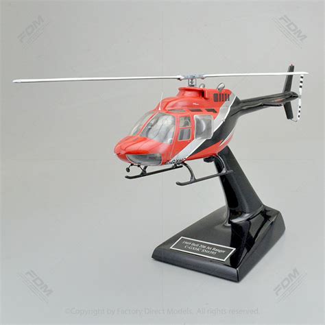 Bell 206B Jet Ranger Model Helicopter with a Detailed Interior ...