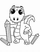 Cute Baby Dinosaur Coloring Pages For Kids sketch template
