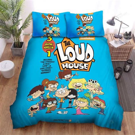 The Loud House Loud Family Moments Bed Sheets Spread Duvet Cover Bedding Sets