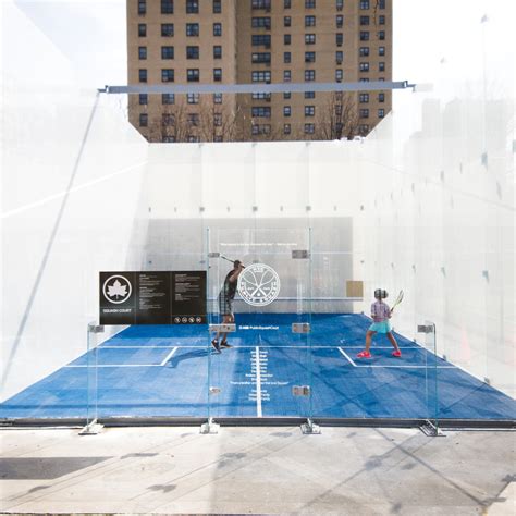 A Free Public Squash Court Arrives in Manhattan’s Lower East Side | Vogue