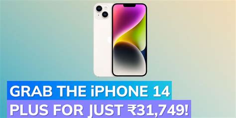 Apple iPhone 14 Plus under Rs 32,000: Massive discount in Flipkart Big ...