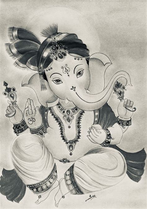 Pin by Amey_Revankar on Helpful | Boho art drawings, Ganesha drawing, Ganesha art