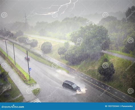 Rain and Hail during a Hurricane Stock Photo - Image of blur, life ...