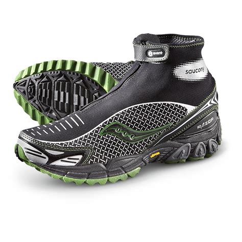 Men's Saucony® ProGrid™ Razor Waterproof Trail Running Shoes, Black ...