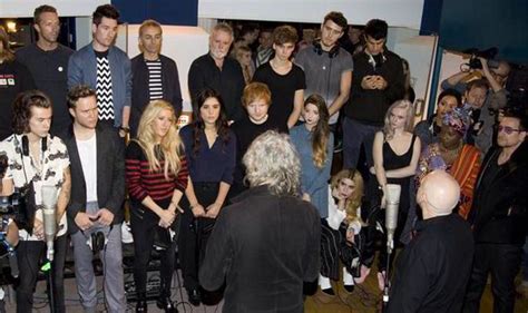 Bob Geldof brings together the Band Aid class of 2014 | Celebrity News ...