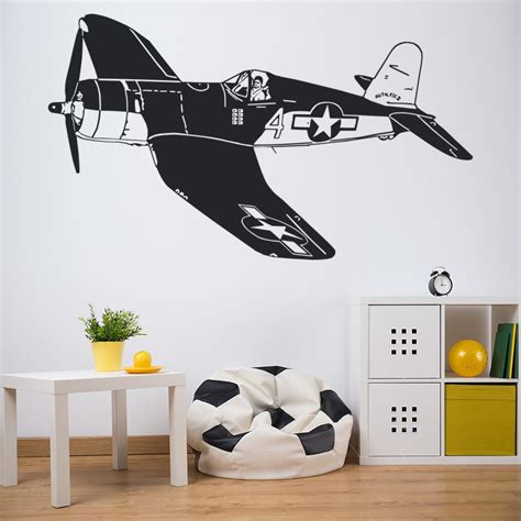 World War 2 Airplane Wall Sticker Airplane Wall Decal Art | eBay