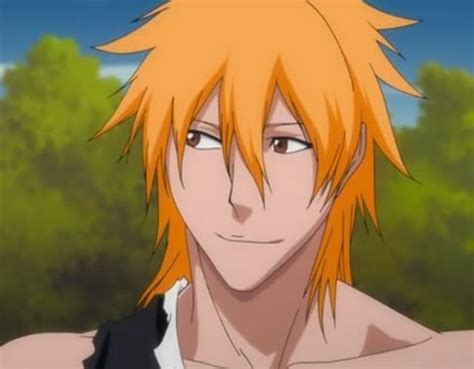 Ichigo Kurosaki with long hair.