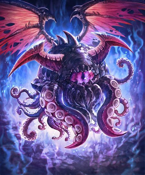 Card: Voice of the Abyss | Fantasy monster, Creature design, Fantasy creatures