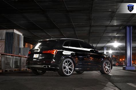 Black Audi Q5 on Chrome Rohana Wheels — CARiD.com Gallery