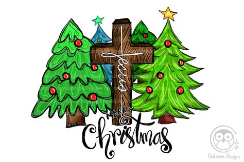 Merry Christmas Jesus Sublimation Graphic by owlsome.designs · Creative Fabrica